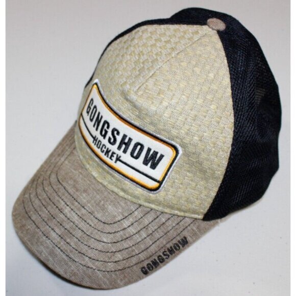 Mens Gongshow Hockey Trucker Snapback Mesh Hat Cap One Size OS Sauger King - Picture 2 of 8